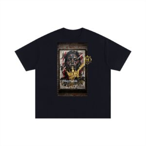 Unisex Oversized Cotton T-Shirt- Beautiful Disaster Neo Art
