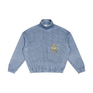 plaid quarter zip sweatshirt beautiful disaster lux