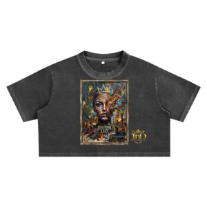 snow washed crop top beautiful disaster by tnd
